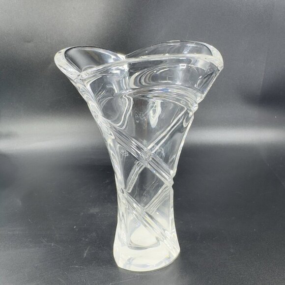 Waterford Crystal Marquis Trillium Clear Vase Vessel Clear Glass New With Label - Picture 9 of 12